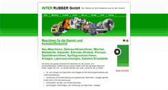 Desktop Screenshot of interrubber.de